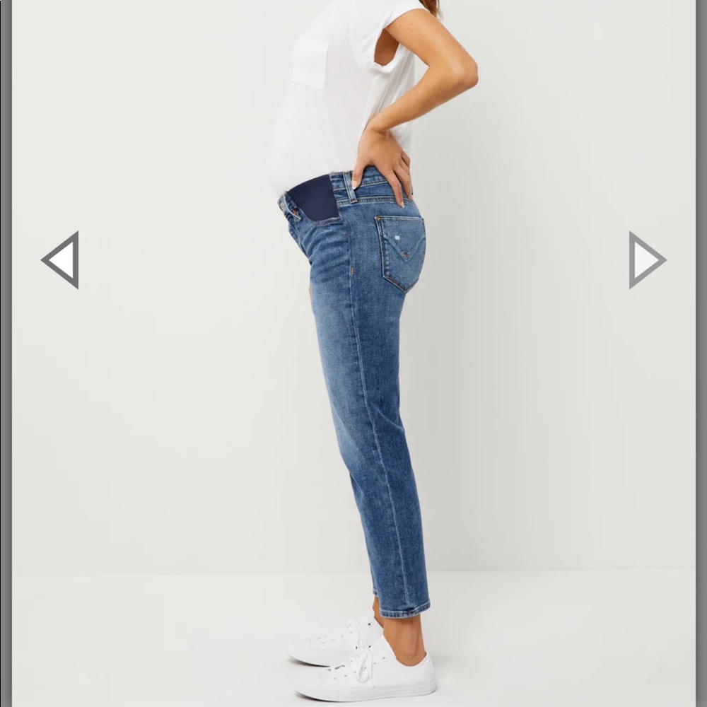 Hudson Nico Straight Leg Side Panel Maternity Jeans